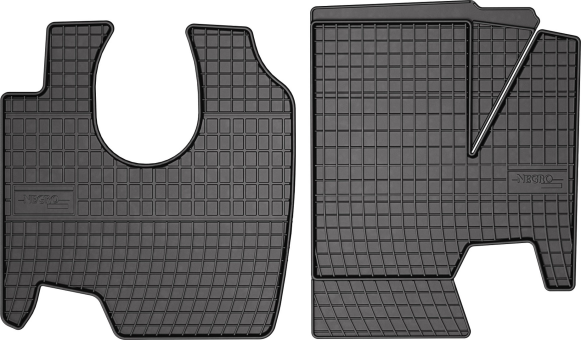 Гумові килимки Frogum El Toro для Mercedes-Benz Axor (mkI) 2001&rarr; (широка кабіна) - фото 1