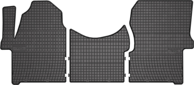 Резиновые коврики Frogum El Toro для Mercedes-Benz Sprinter (mkII) 2006-2018; Volkswagen Crafter (mkI) 2006-2017 (1 ряд) - фото 1
