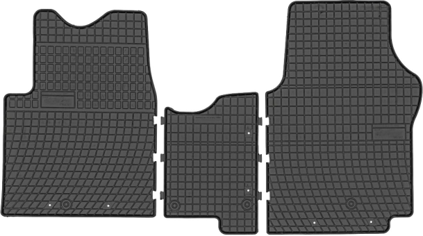 Резиновые коврики Frogum El Toro для Renault Trafic (mkIII) 2014&rarr;; Nissan NV300 (mkI) 2014&rarr;; Opel Vivaro (mkII)(B) 2014-2018; Fiat Talento (mkII) 2016-2020 (1 ряд) - фото 1