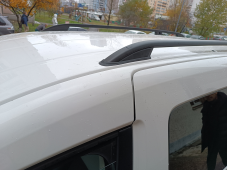 Рейлинги на крышу Volkswagen Caddy Crown Black - фото 20