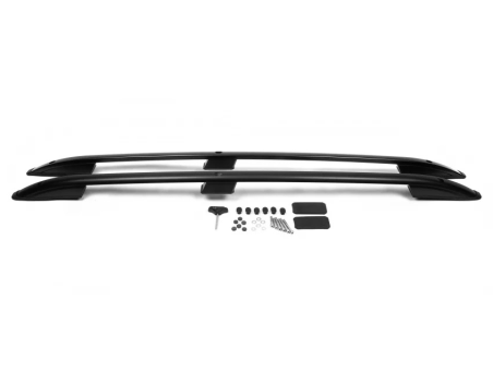 Рейлінги на дах Erkul Volkswagen Caddy (mkIII) 2003-2021 Skyport Black - фото 18