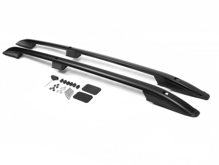 Рейлінги на дах Erkul Volkswagen Caddy (mkIII) 2003-2021 Skyport Black - фото 19