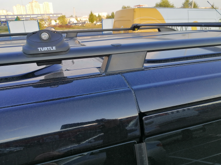 Рейлинги на крышу Ford Transit Custom Crown Black - фото 3