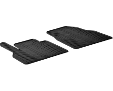 Резиновые коврики Gledring для Renault Kangoo (mkII) 2007-2021; Mercedes-Benz Citan (W415) 2012-2021 (1 ряд) (GR 0045)
