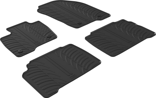 Резиновые коврики Gledring для Ford Galaxy (mkIII) 2015-2023 / S-Max (mkII) 2015-2023 (GR 0552) - фото 1