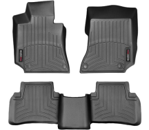 Коврики Weathertech Black для Mercedes-Benz E-Class (W212; S212) 2013-2016 (седан/универсал)(4 круглых крепления)