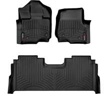 Килимки Weathertech Black для Ford Raptor (mkIII) 2021→ (зі сховищем під 2 поряд)