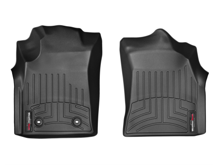 Коврики Weathertech Black для Toyota Hilux (mkVIII) 2015&rarr; (без воздуховодов на полу 1 ряда) - фото 2