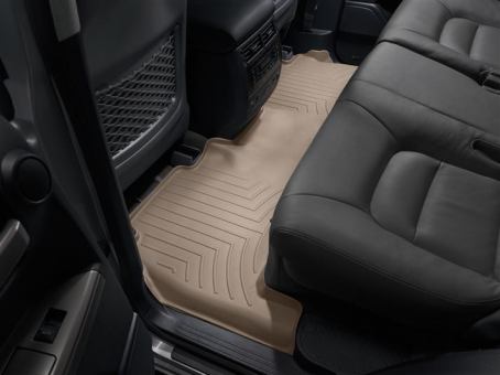 Коврики Weathertech Beige для Toyota Land Cruiser (J200) 2007-2012; Lexus LX (mkIII) 2007-2012 (4 крепежных крючка) - фото 3