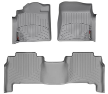 Коврики Weathertech Grey для Toyota Land Cruiser (J200) 2007-2012; Lexus LX (mkIII) 2007-2012 (4 крепежных крючка)