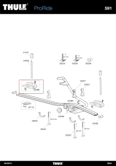 Платформа под колесо для велокреплений Thule 591, 561 - фото 3