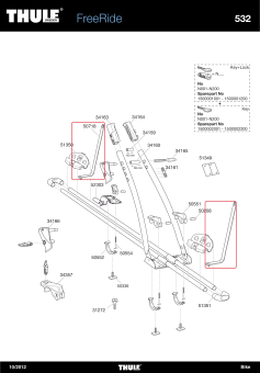 Ремень колеса для велокрепления Thule 532 - фото 3