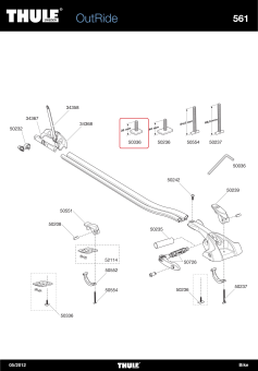 T-болт (короткий), для велокреплений Thule 591, 561, 532 - фото 5