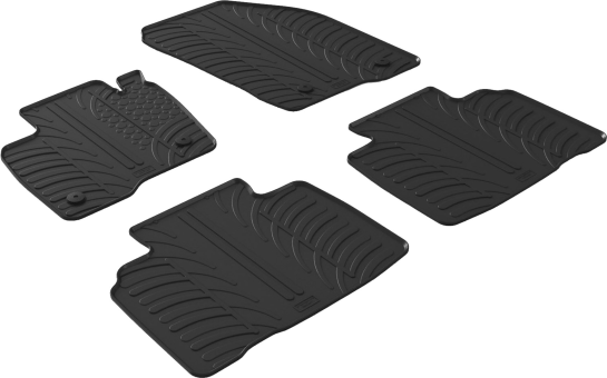 Гумові килимки Gledring для Ford Edge (mkII) 2014&rarr; (АКПП) (GR 0557) - фото 1