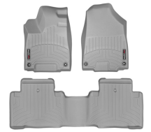 Килимки Weathertech Grey для Acura MDX (mkIII) 2013-2020 (не гібрид)(1-2 ряд)