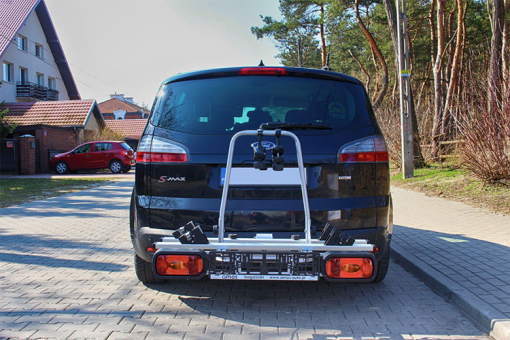 Платформа на фаркоп для перевозки 2-х велосипедов Amos Giro 2 - фото 2