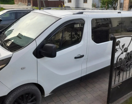 Рейлинги на крышу цельноалюминиевые Opel Vivaro (mkII) 2014-2018 Skyport - фото 3