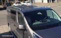 Рейлинги на крышу цельноалюминиевые Opel Vivaro, 14-18 Crown - фото 2