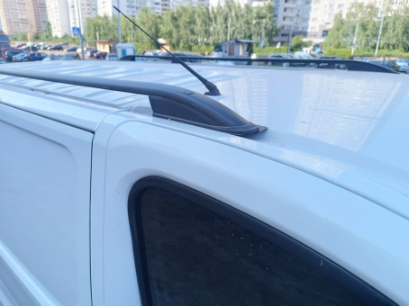 Рейлинги на крышу цельноалюминиевые Opel Vivaro, 14-18 Crown Black - фото 7