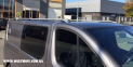 Рейлинги на крышу цельноалюминиевые Opel Vivaro, 14-18 Crown Black - фото 5