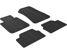 Резиновые коврики Gledring для BMW 1-series (E81; E87) 2004-2011 (GR 0356)
