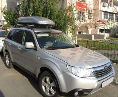 Бокс на крышу Menabo Mania 460 Grey - фото 3