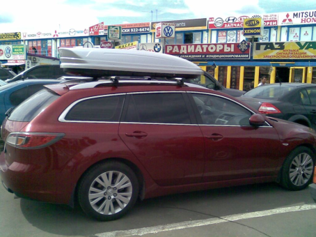 Бокс на крышу Menabo Mania 460 Grey - фото 6