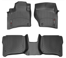 Коврики Weathertech Black для Volkswagen Touareg (mkII) 2013-2018; Porsche Cayenne (mkII) 2013-2018 (4-х зонный климат)