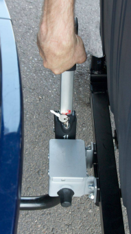 Автомобильный бокс c платформой на фаркоп TowBox V1 Black - фото 13