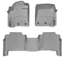 Коврики Weathertech Grey для Toyota Land Cruiser (J200) 2012-2021; Lexus LX (mkIII) 2012-2021 (4 крутящихся крепления)