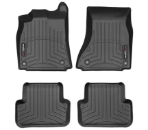 Килимки Weathertech Black для Audi A4/S4/RS4 (mkV)(B9) 2015-2023 / A5/S5/RS5 Sportback (mkII) 2016→ (8 кріплення)