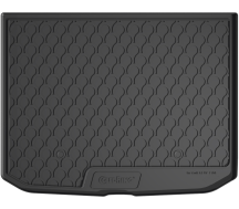 Гумовий килимок в багажник Gledring для Audi A3/S3/RS3 (mkIII) 2012-2020 (sportback)(з дворівневою підлогою)(верхній рівень)(з запаскою)(багажник) (GR 1108)