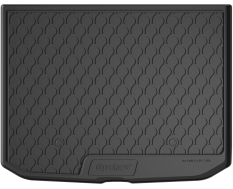 Резиновый коврик в багажник Gledring для Audi A3/S3/RS3 (mkIII) 2012-2020 (sportback)(с двухуровневым полом)(верхний уровень)(с запаской)(багажник) (GR 1108)