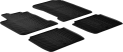 Резиновые коврики Gledring для Renault Latitude (mkI) 2011-2015 (АКПП) (GR 0051) - фото 1