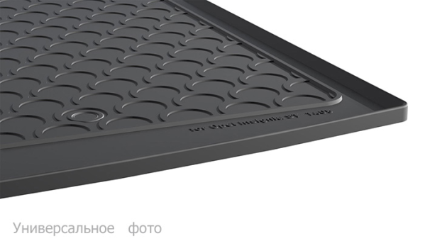 Резиновый коврик в багажник Gledring для Skoda Octavia (mkIII) 2012-2019 (универсал)(нижний)(багажник) (GR 1506) - фото 3