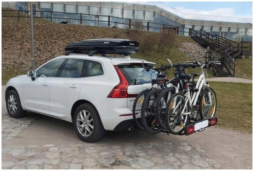 Велокрепление на 4 велосипеда на фаркоп Inter Pack Quattro - фото 11