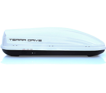 Автомобільний бокс Terra Drive 440 білий глянцевий, двосторонній