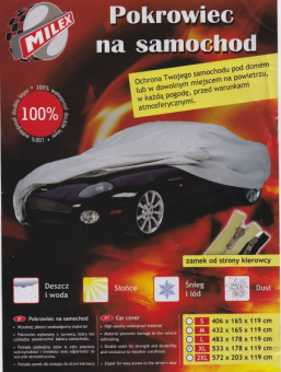 Тент автомобільний Milex XL 5.34м Polyester (дзеркало + замок) - фото 2