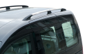 Рейлінги на дах Volkswagen Caddy, Black (пластикові кінцевики) - фото 9