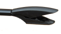 Рейлинги черные на крышу Mercedes Vito 639 Black (пластиковые концевики) - фото 8