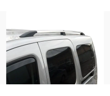Рейлинги на крышу автомобиля Renault Kangoo II 2008-2021 (пластиковые концевики)