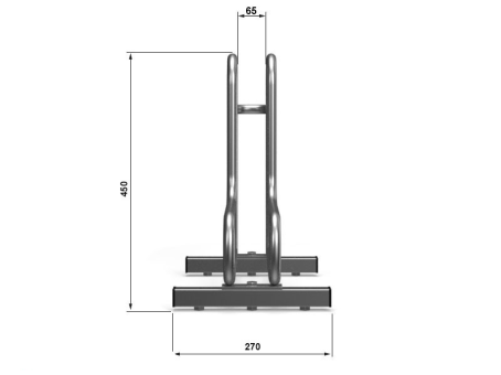 Велопарковка для 1-го велосипеда Krosstech Rad-1 - фото 4