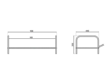 Стелаж для зберігання шин Krosstech Mini Pion-4 - фото 5