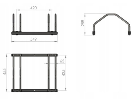 Велопарковка на 2 велосипеди Krosstech Echo-2 - фото 4