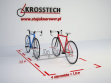 Велопарковка двустроння для 4-х велосипедов Krosstech Smile-4 - фото 6