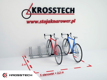 Велопарковка для 5-ти велосипедов Krosstech Rad-5 - фото 10
