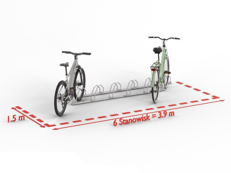 Велопарковка на 6 велосипедів Krosstech Echo-6 - фото 6