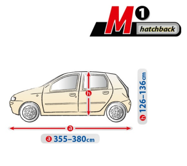 Чохол-тент для автомобіля Kegel-Blazusiak Optimal Garage M1 Hatchback - фото 3