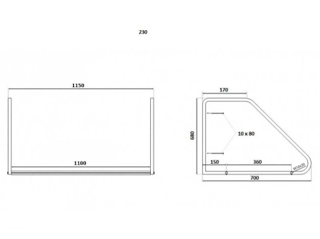Полка на стену для хранения колес/шин Multibox M-55 - фото 7