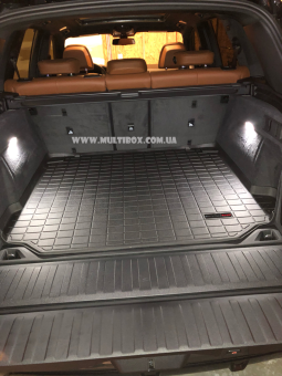 Килимок WeatherTech Black для BMW X5 (G05; F95) 2018&rarr; (5 місць)(без електричної шторки)(без сітки зліва)(багажник за 2 поруч) - фото 3